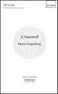 A Farewell SATB choral sheet music cover